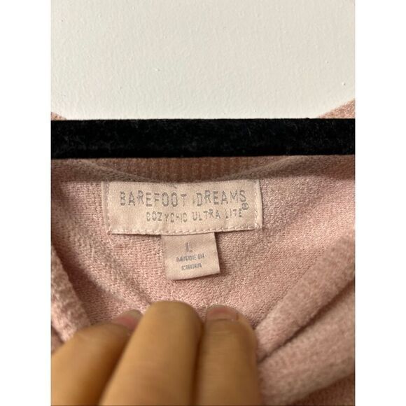 Barefoot dreams cozy front pockets long sleeve pull over size L - Picture 3 of 3